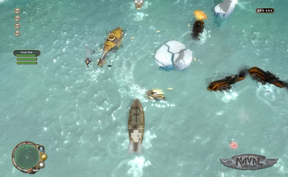 Screenshot ze hry Naval Warfare - Recenze-her.cz