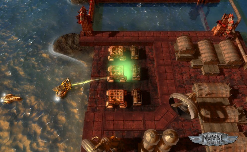 Screenshot ze hry Naval Warfare - Recenze-her.cz