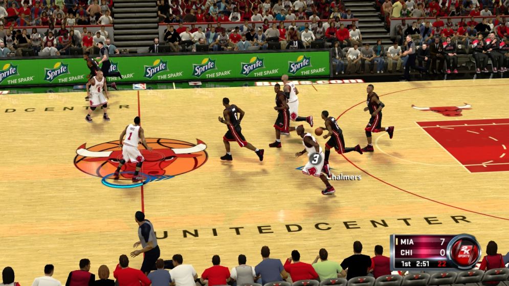 Screenshot ze hry NBA 2K12 - Recenze-her.cz