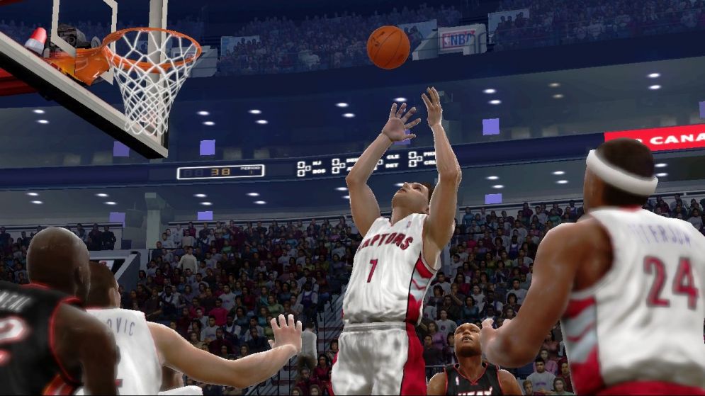 Screenshot ze hry NBA 2K7 - Recenze-her.cz