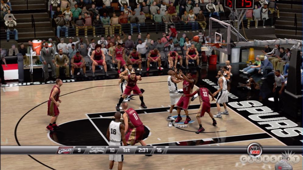 Screenshot ze hry NBA 2K8 - Recenze-her.cz