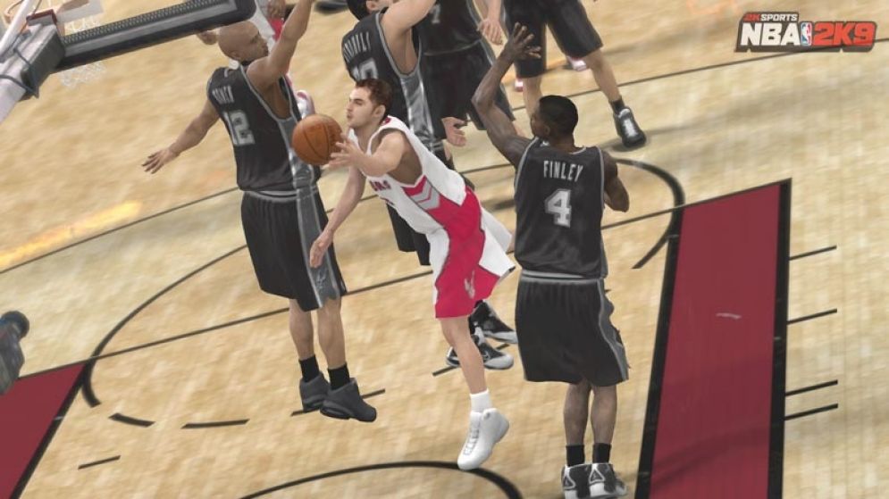 Screenshot ze hry NBA 2K9 - Recenze-her.cz