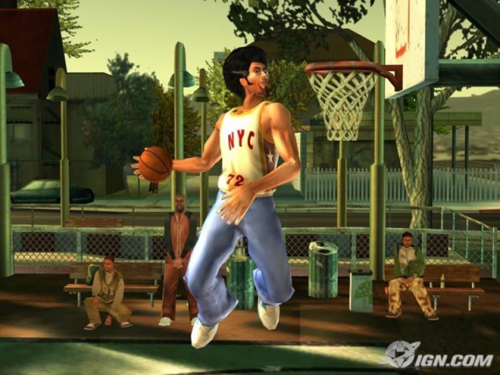 Screenshot ze hry NBA Street V3 - Recenze-her.cz