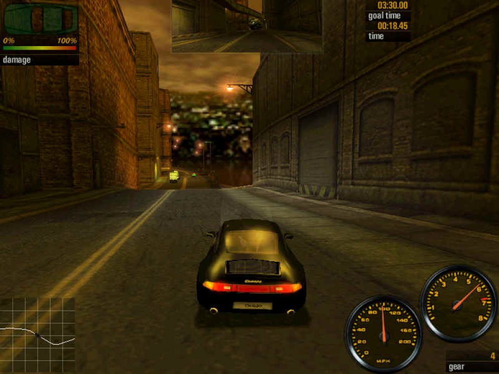 Screenshot ze hry Need For Speed 5: Porsche Unleashed - Recenze-her.cz