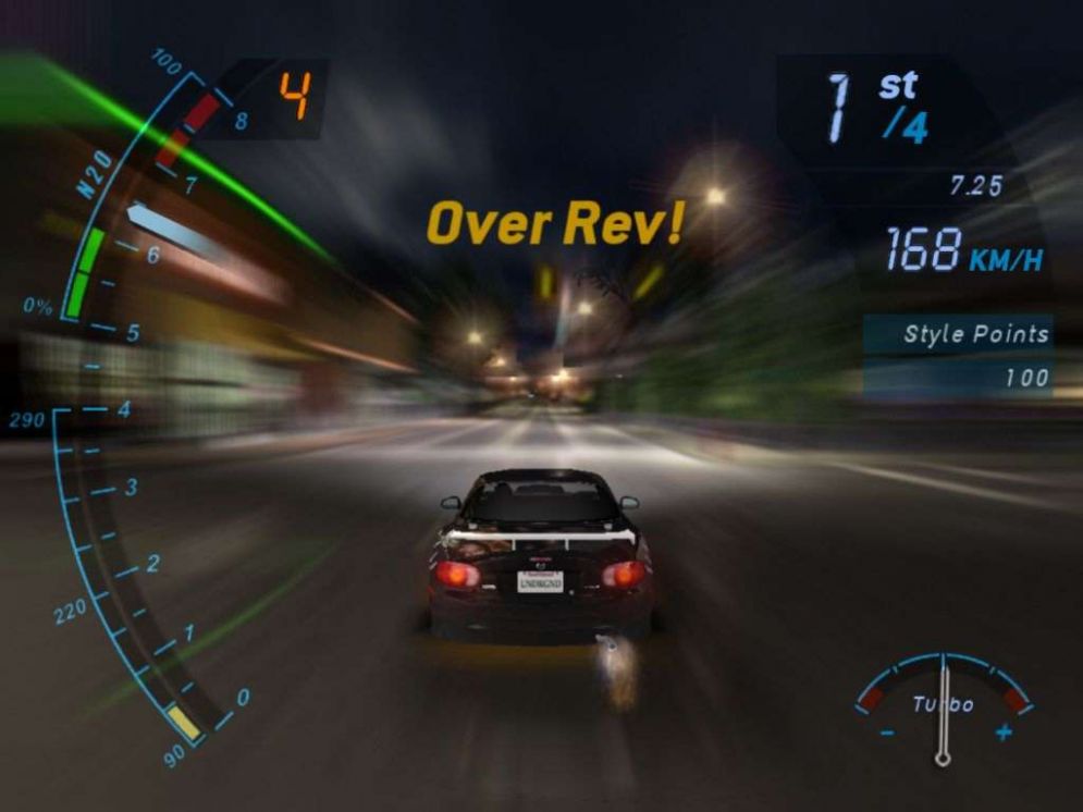 Screenshot ze hry Need for Speed: Underground - Recenze-her.cz
