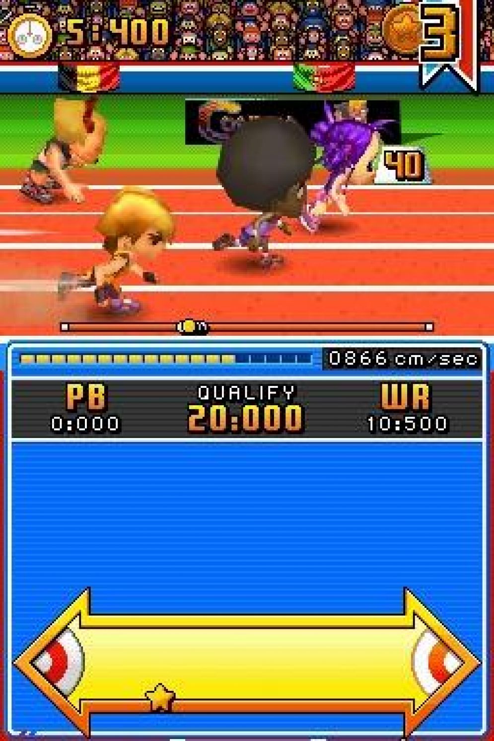 Screenshot ze hry New International Track and Field - Recenze-her.cz