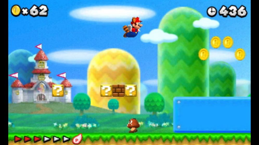 Screenshot ze hry New Super Mario Bros. 2 - Recenze-her.cz