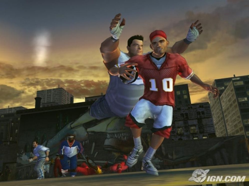 Screenshot ze hry NFL Street 2 - Recenze-her.cz