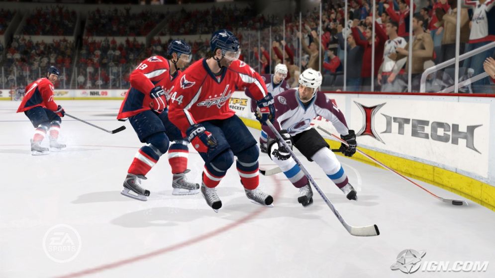 Screenshot ze hry NHL 09 - Recenze-her.cz