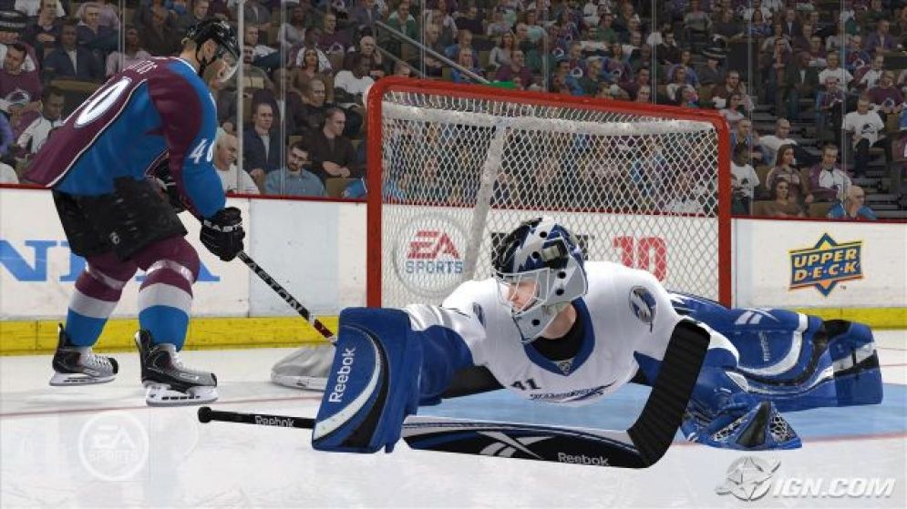 Screenshot ze hry NHL 10 - Recenze-her.cz