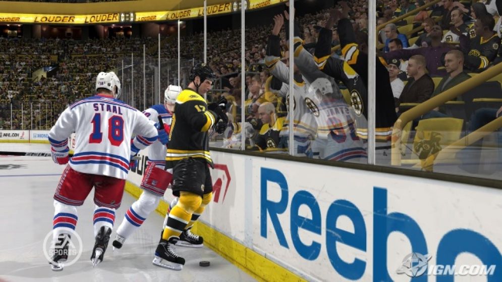 Screenshot ze hry NHL 10 - Recenze-her.cz