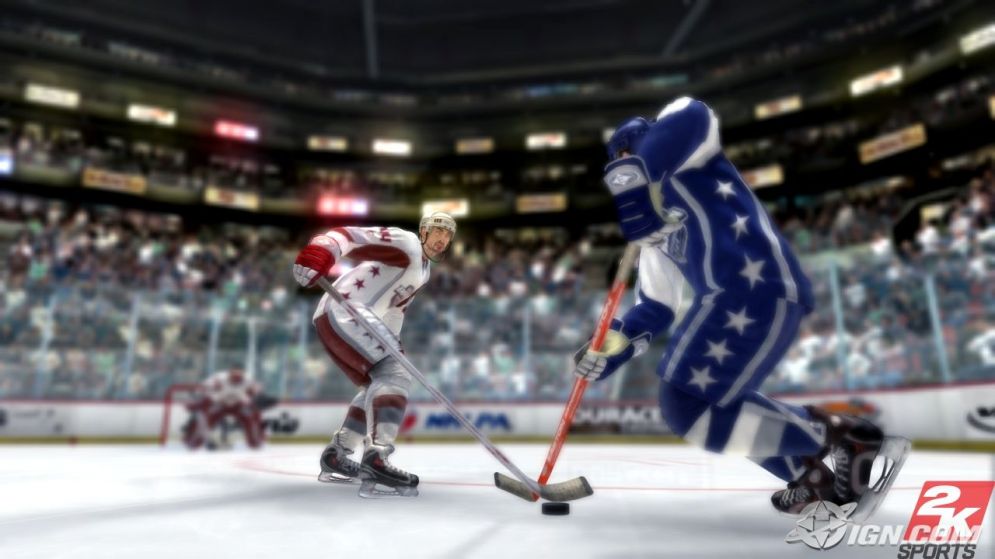 Screenshot ze hry NHL 2K8 - Recenze-her.cz