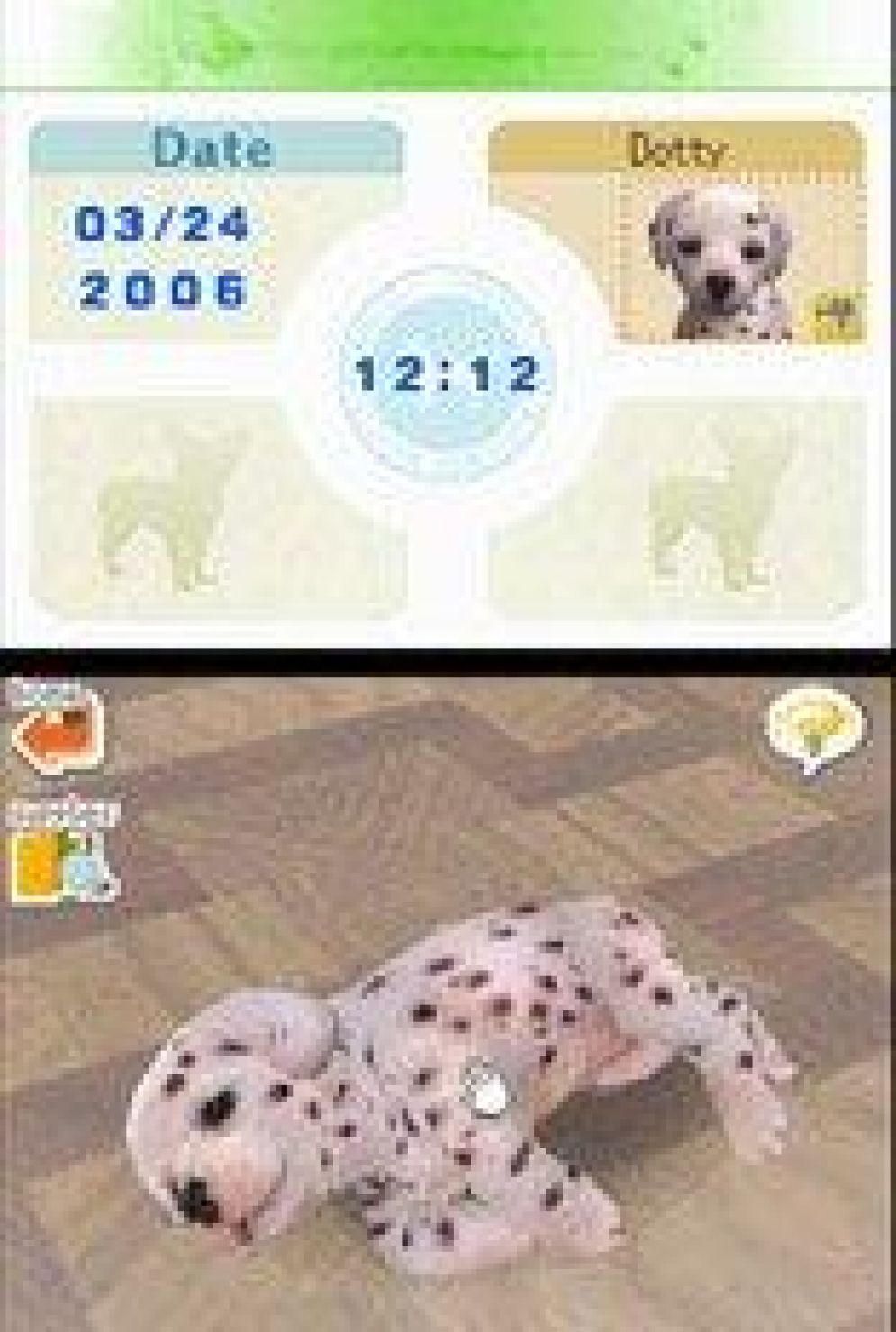 Screenshot ze hry Nintendogs - Recenze-her.cz