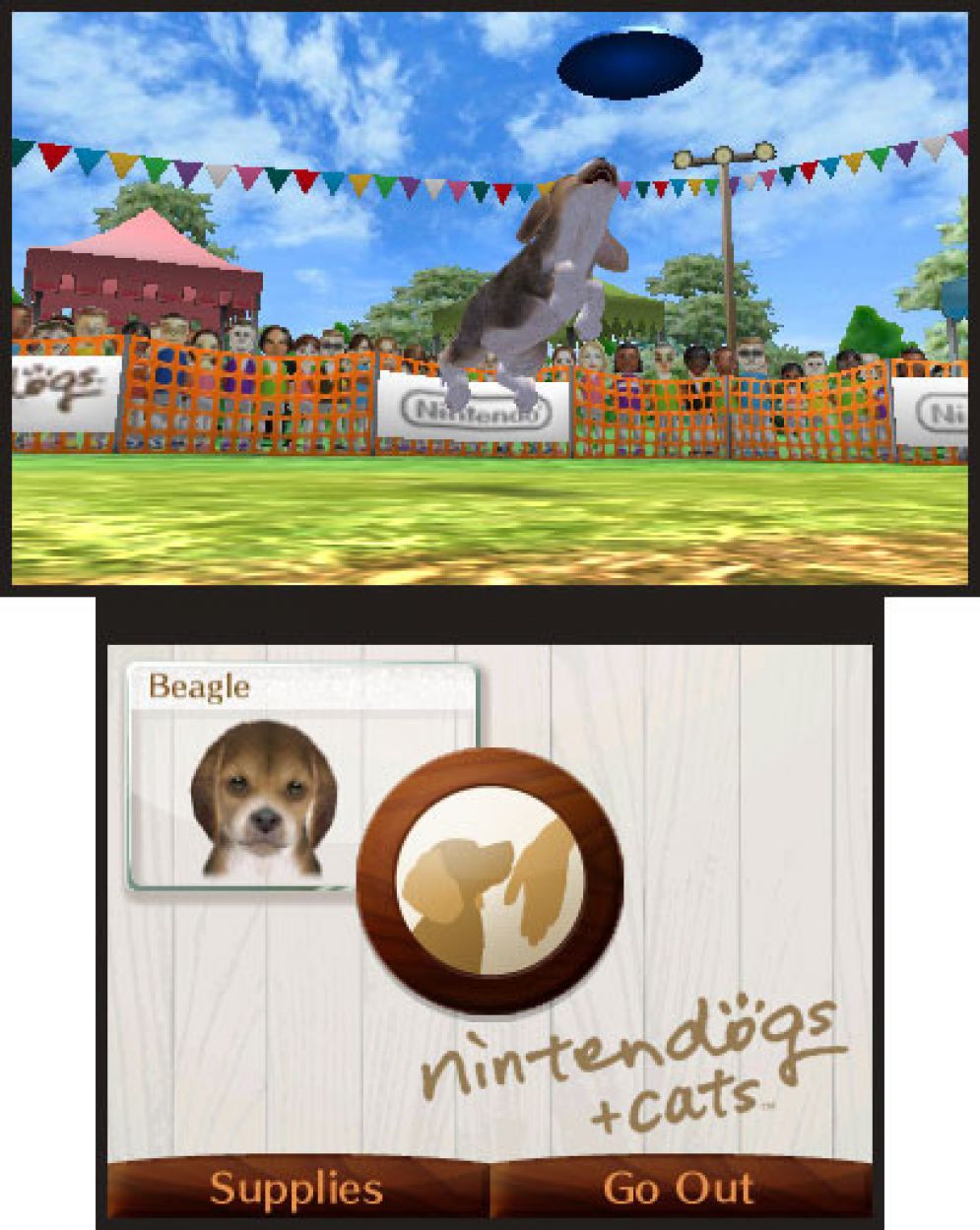 Screenshot ze hry Nintendogs + Cat - Recenze-her.cz