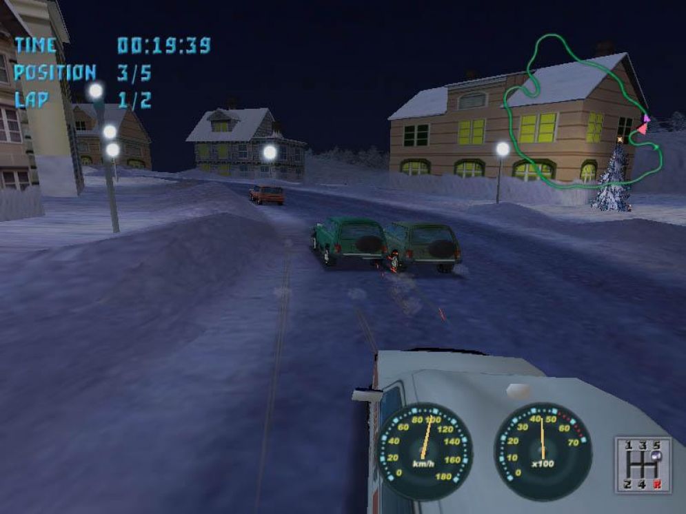 Screenshot ze hry No Brakes: 4x4 Racing - Recenze-her.cz
