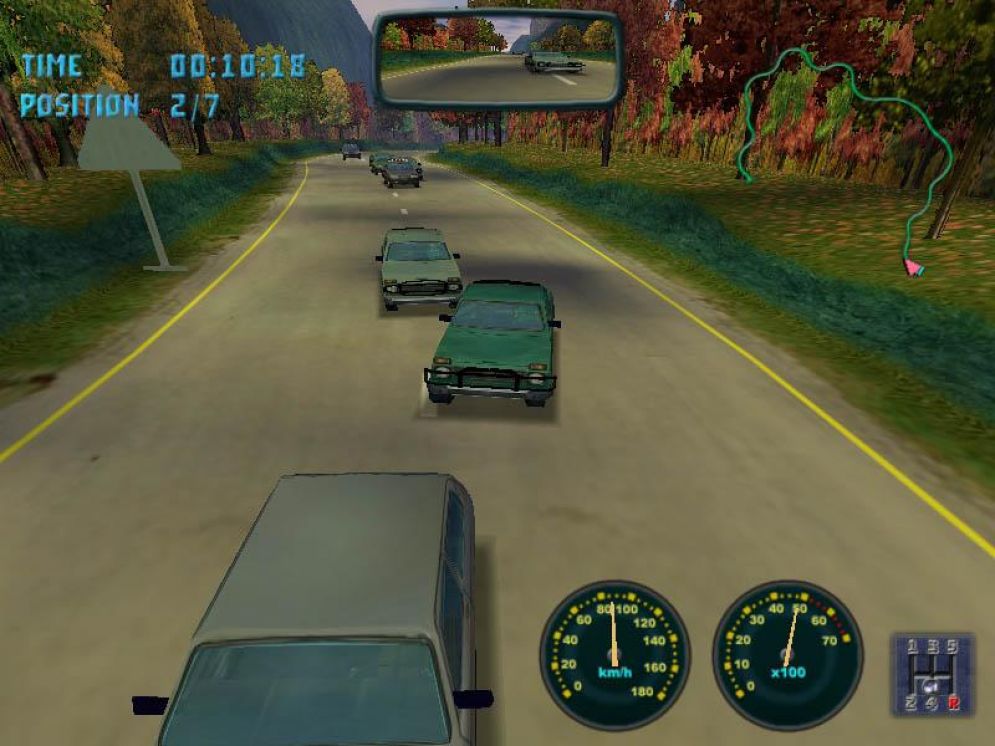 Screenshot ze hry No Brakes: 4x4 Racing - Recenze-her.cz