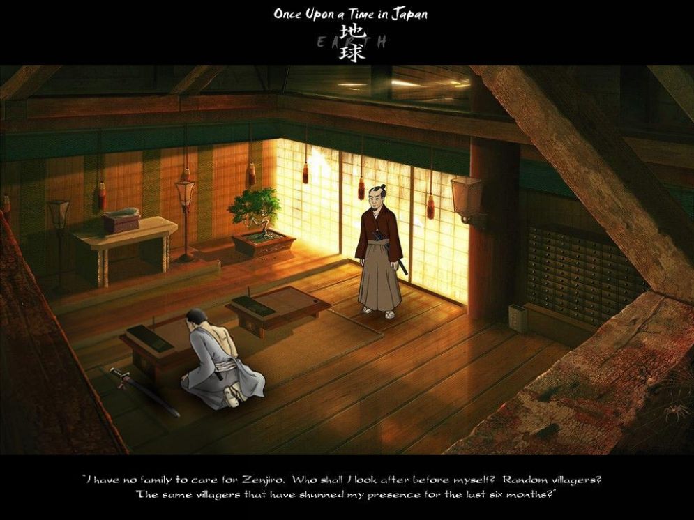 Screenshot ze hry Once Upon a Time in Japan: Earth - Recenze-her.cz