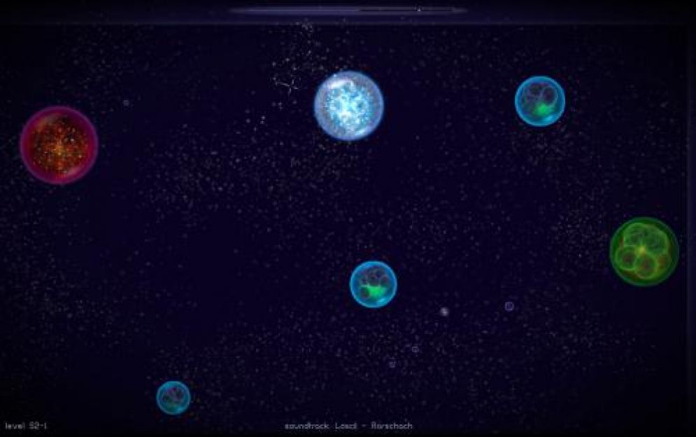 Screenshot ze hry Osmos - Recenze-her.cz