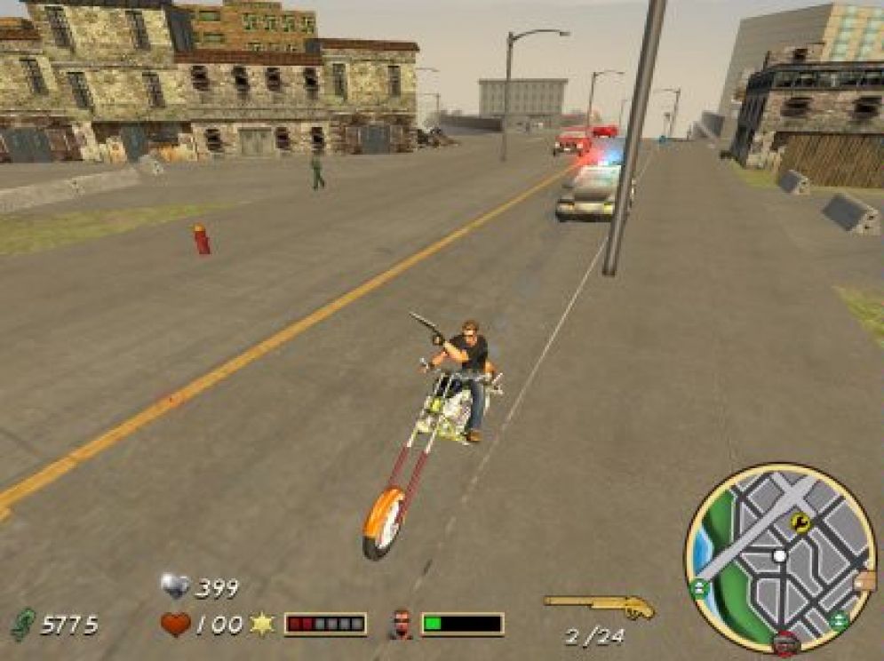 Screenshot ze hry Outlaw Chopper - Recenze-her.cz
