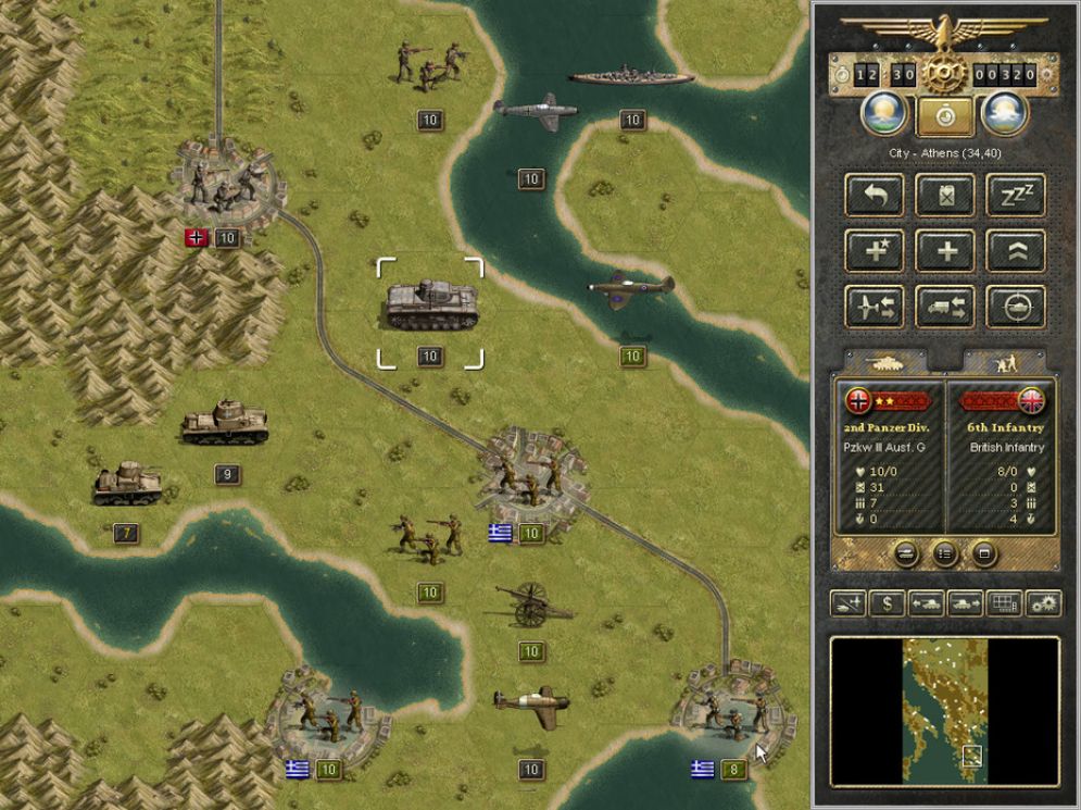 Screenshot ze hry Panzer Corps - Recenze-her.cz