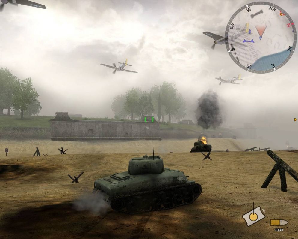 Screenshot ze hry Panzer Elite Action - Recenze-her.cz