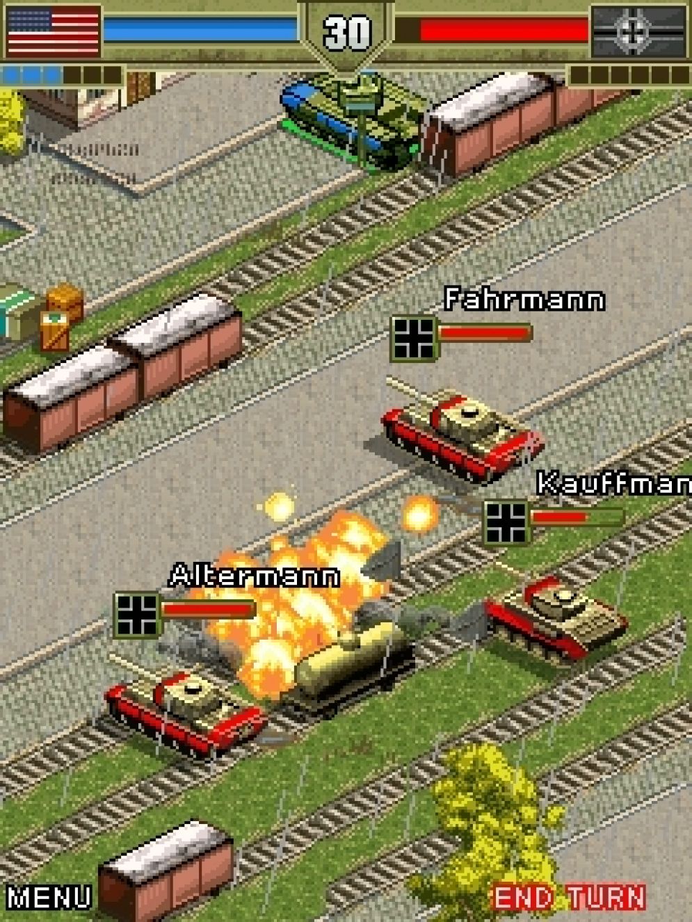 Screenshot ze hry Panzer General - Recenze-her.cz