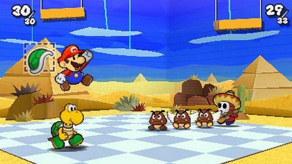 Screenshot ze hry Paper Mario: Sticker Star - Recenze-her.cz