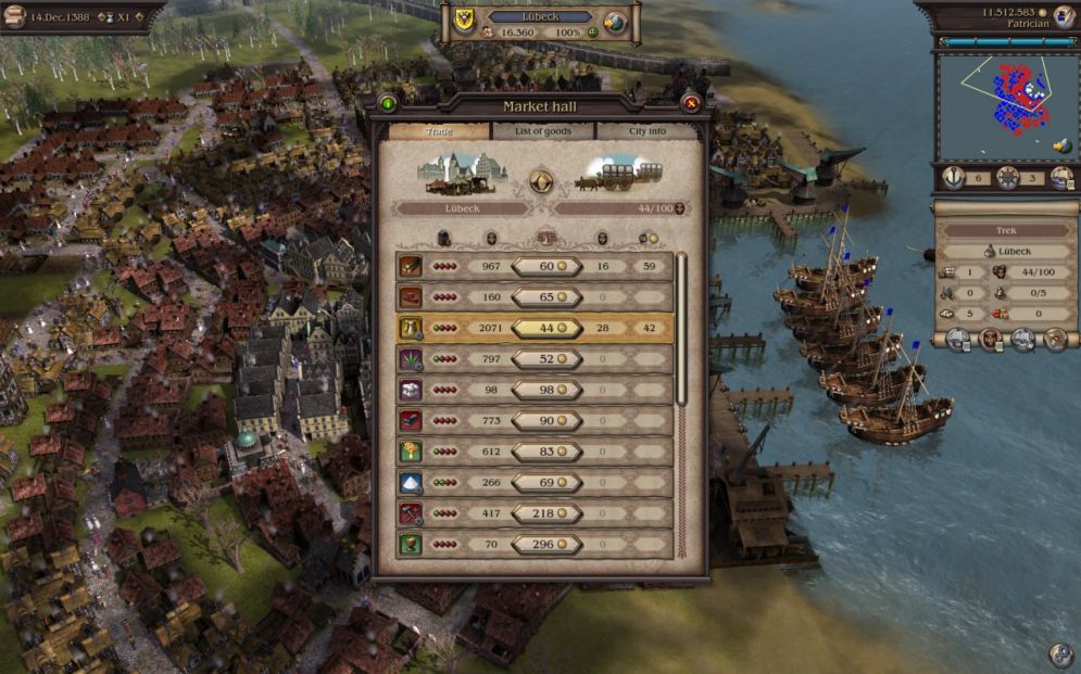 Screenshot ze hry Patrician IV: Rise of a Dynasty - Recenze-her.cz