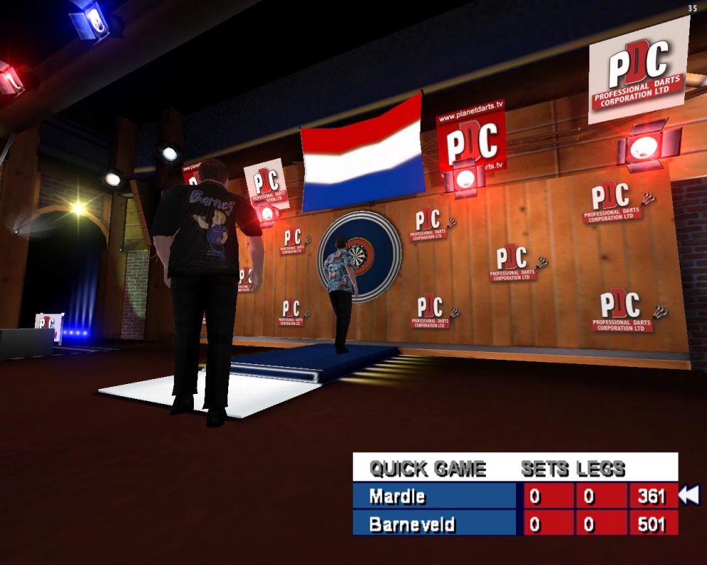 Screenshot ze hry PDC World Championship Darts - Recenze-her.cz