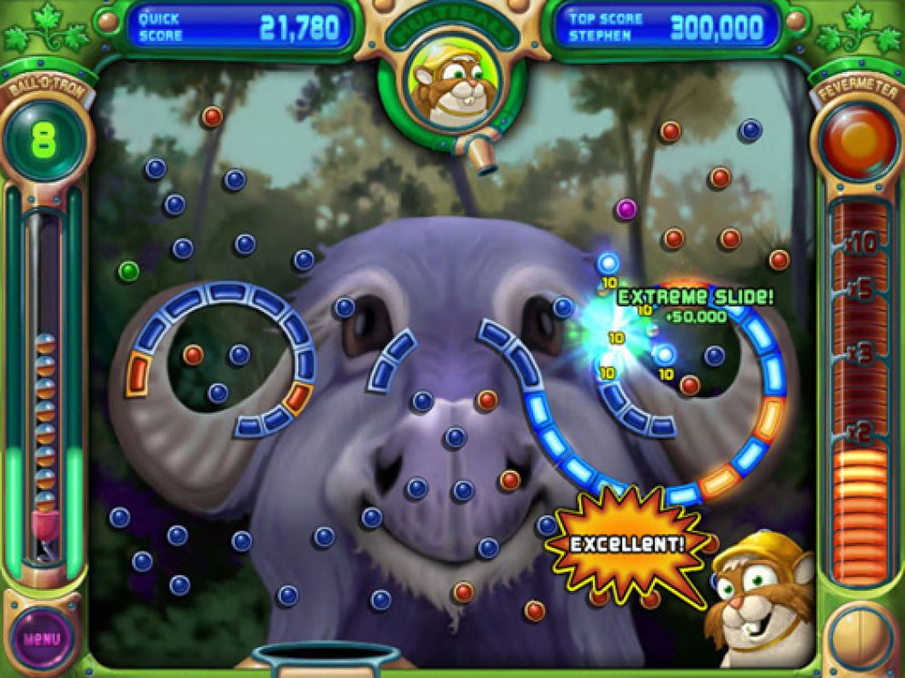 Screenshot ze hry Peggle Deluxe - Recenze-her.cz