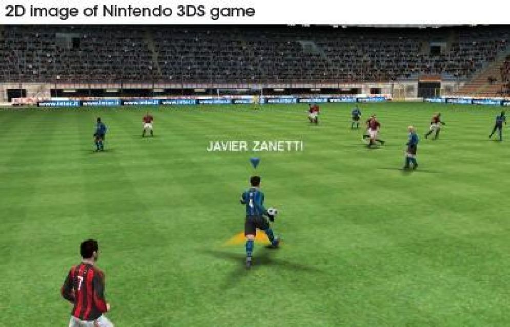 Screenshot ze hry PES 2011 3D  - Recenze-her.cz