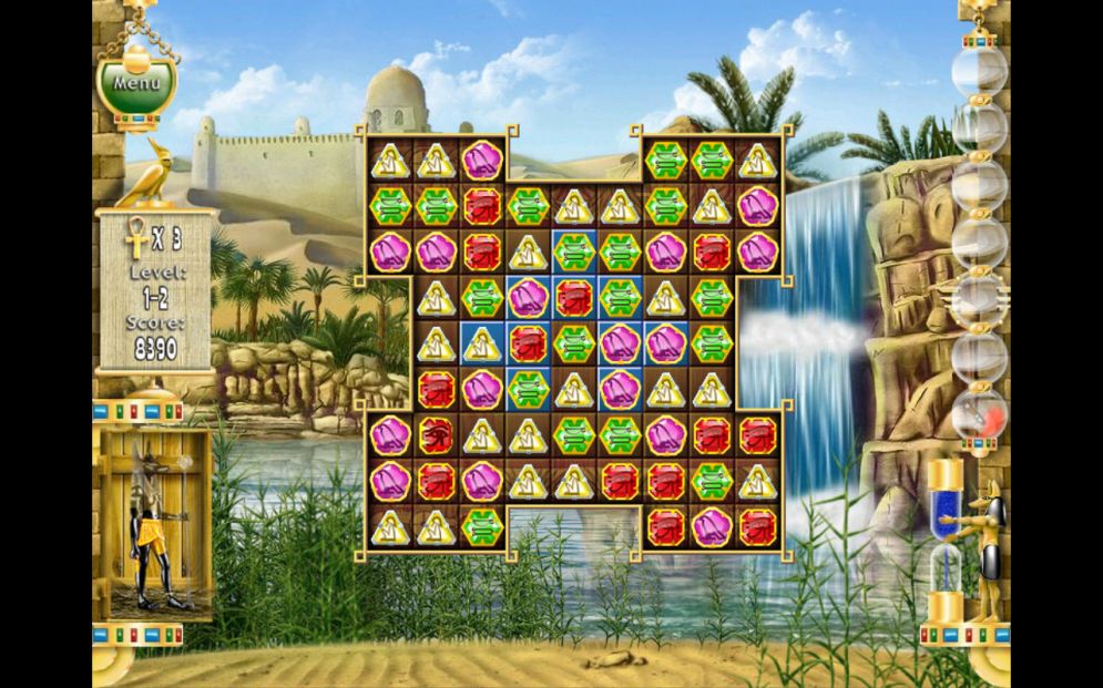 Screenshot ze hry Pharaoh Puzzle - Recenze-her.cz