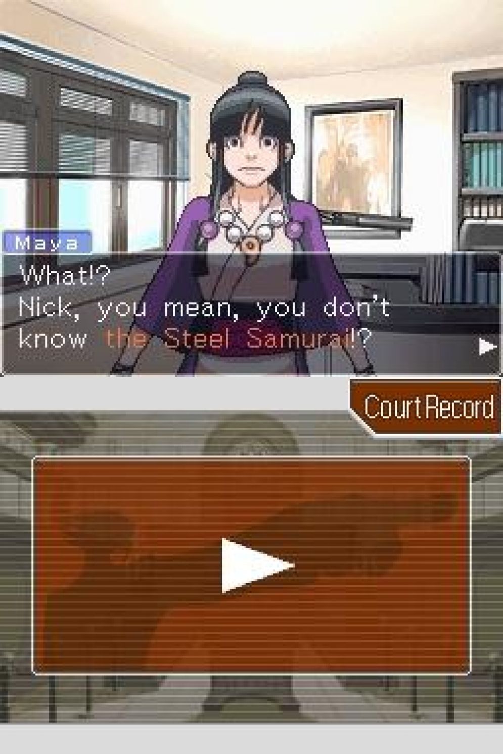 Screenshot ze hry Phoenix Wright: Ace Attorney - Recenze-her.cz