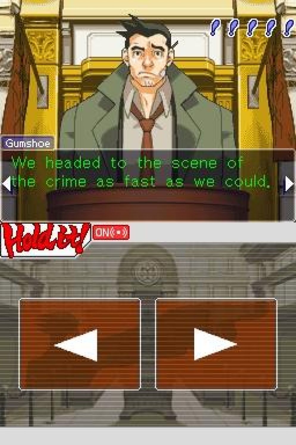 Screenshot ze hry Phoenix Wright: Ace Attorney - Recenze-her.cz