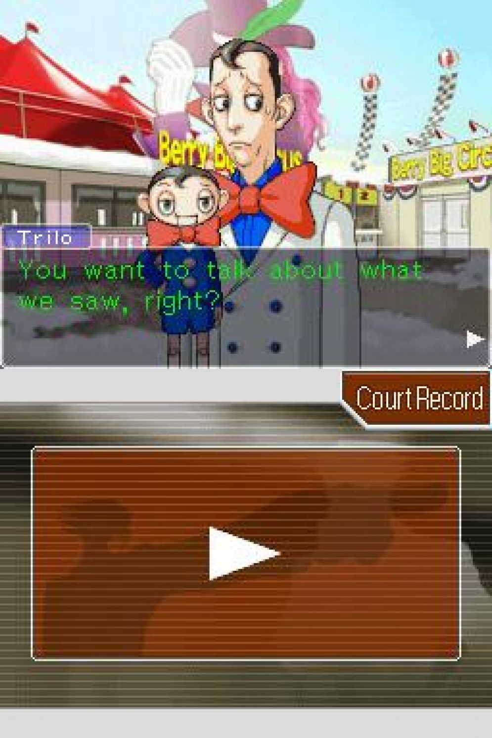 Screenshot ze hry Phoenix Wright: Ace Attorney Justice For All - Recenze-her.cz