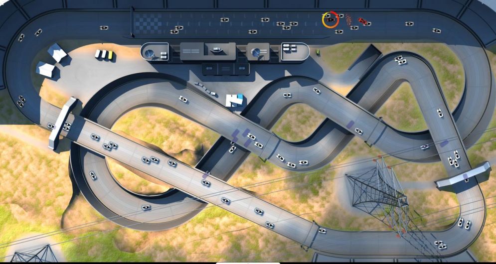 Screenshot ze hry PixelJunk Racers - Recenze-her.cz