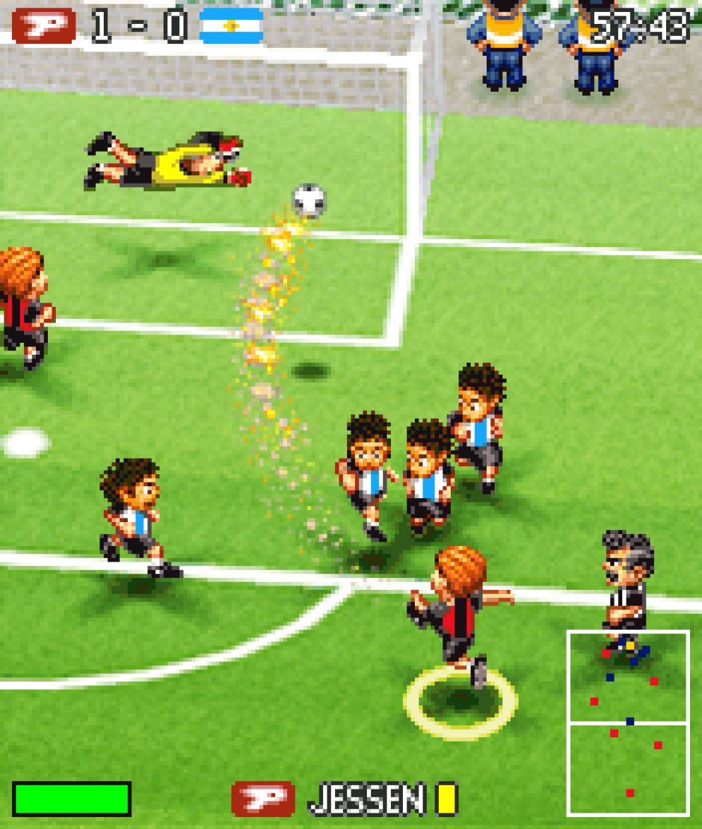 Screenshot ze hry Playman World Soccer - Recenze-her.cz