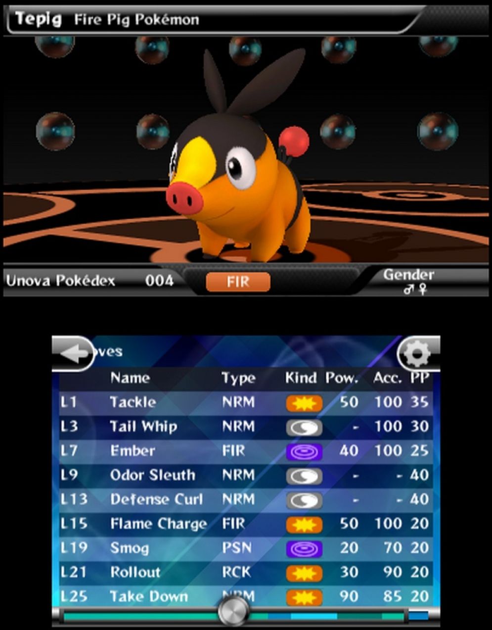 Screenshot ze hry Pokedex 3D - Recenze-her.cz