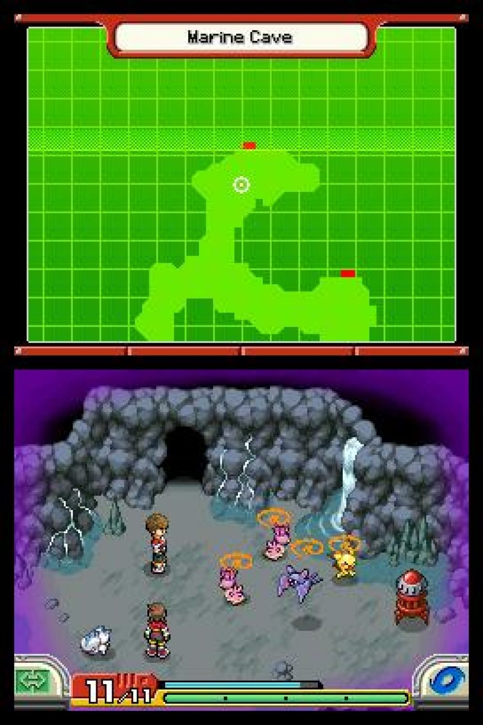 Screenshot ze hry Pokemon Ranger: Shadows of Almia - Recenze-her.cz