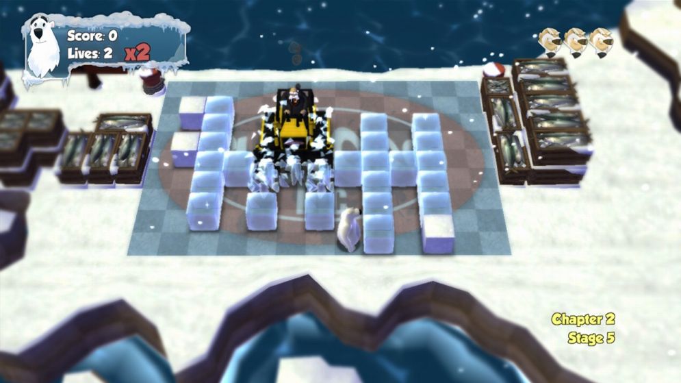 Screenshot ze hry Polar Panic - Recenze-her.cz