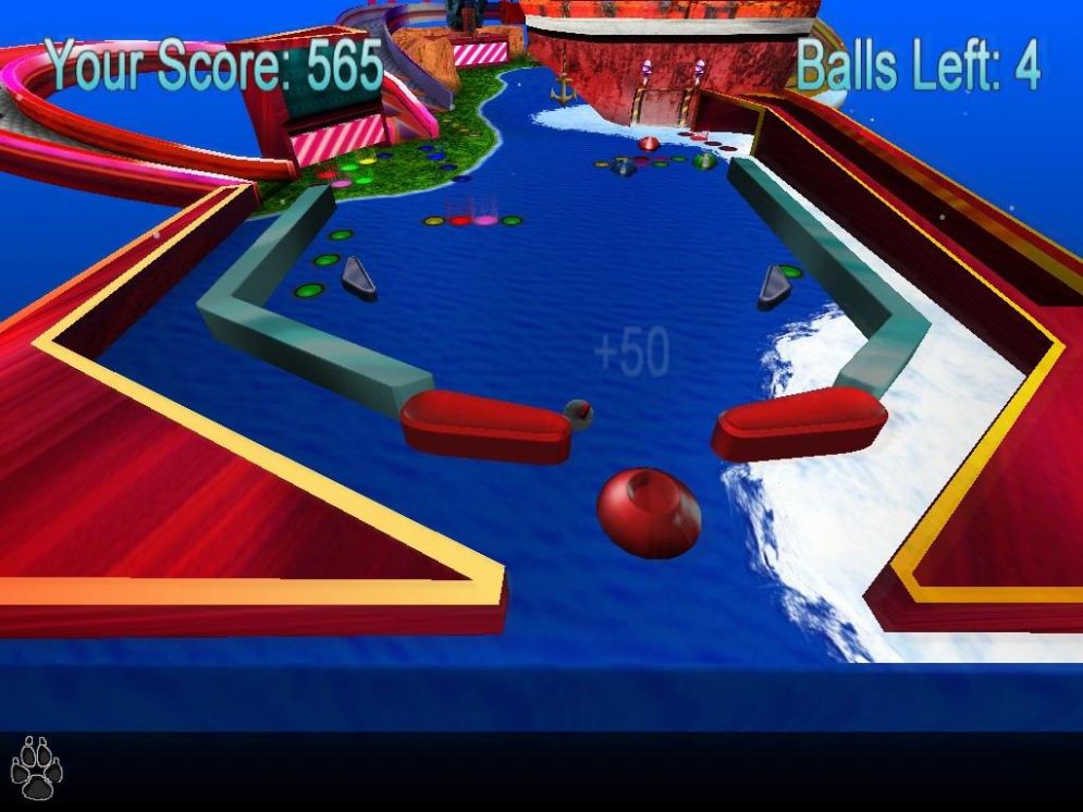 Screenshot ze hry Powershot Pinball - Recenze-her.cz