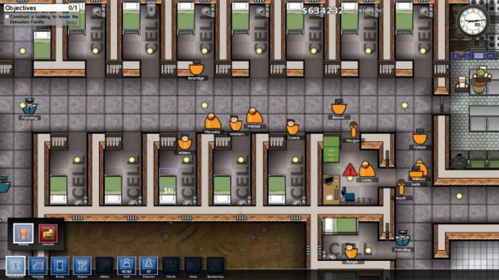 Screenshot ze hry Prison Architect - Recenze-her.cz