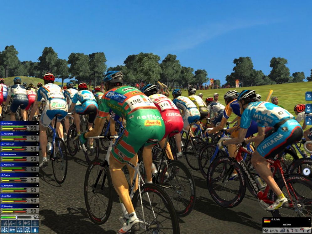 Screenshot ze hry Pro Cycling Manager 2009 - Recenze-her.cz