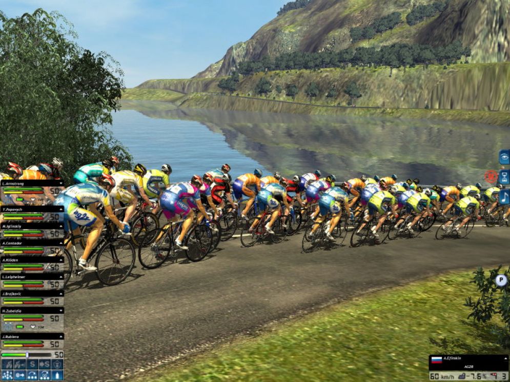 Screenshot ze hry Pro Cycling Manager 2009 - Recenze-her.cz