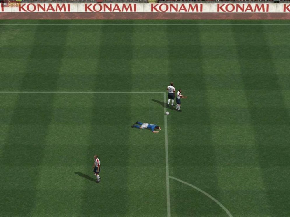 Screenshot ze hry Pro Evolution Soccer 3 - Recenze-her.cz