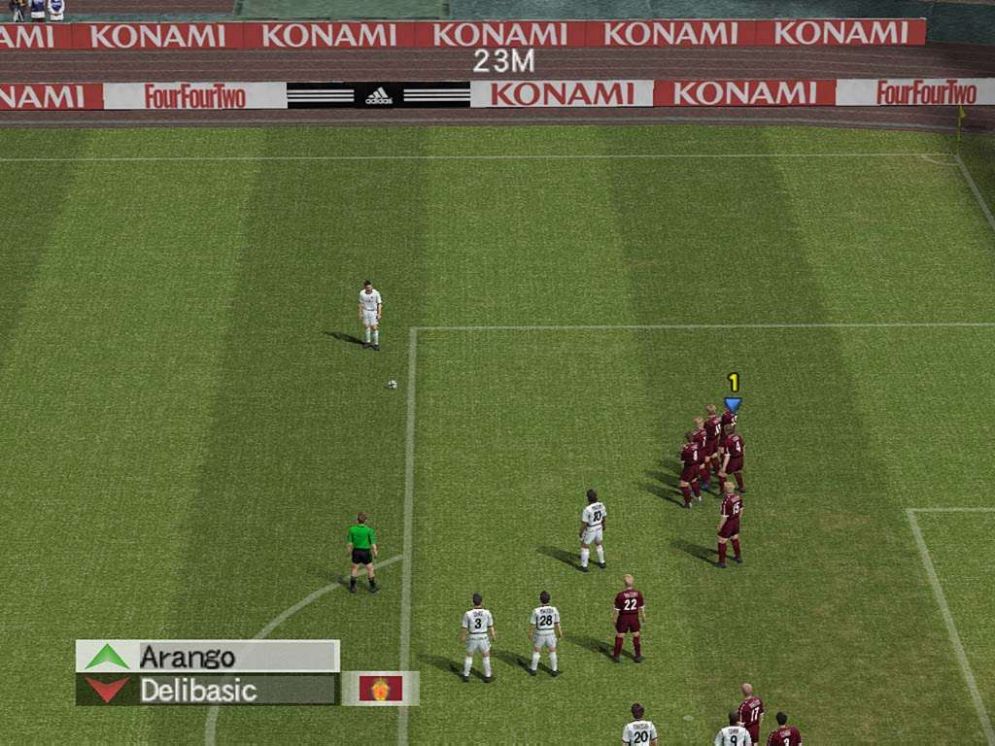 Screenshot ze hry Pro Evolution Soccer 4 - Recenze-her.cz