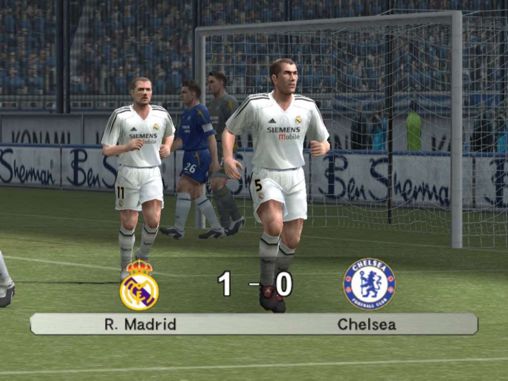 Screenshot ze hry Pro Evolution Soccer 5 - Recenze-her.cz
