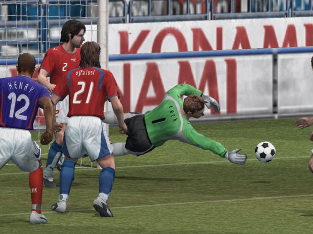 Screenshot ze hry Pro Evolution Soccer 6 - Recenze-her.cz