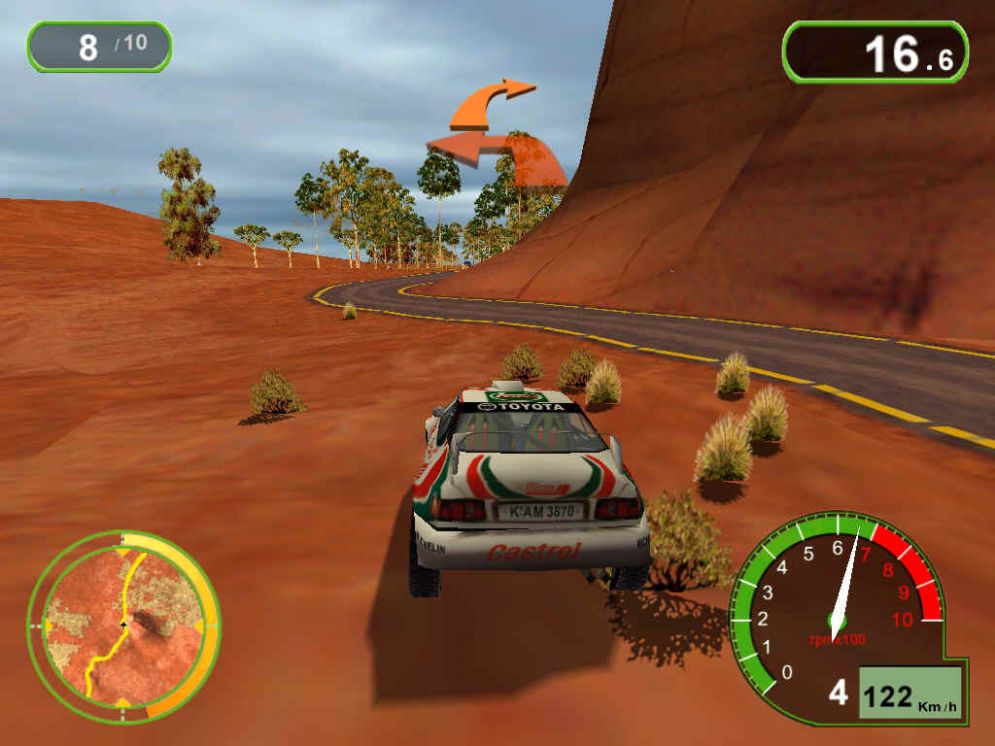 Screenshot ze hry Pro Rally 2001 - Recenze-her.cz