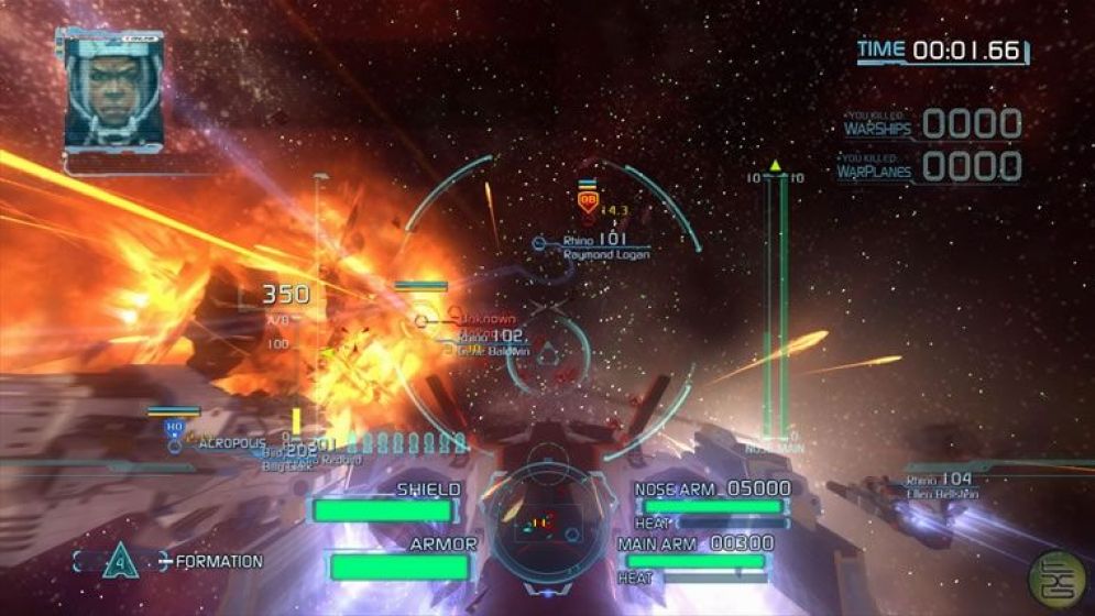 Screenshot ze hry Project Sylpheed - Recenze-her.cz